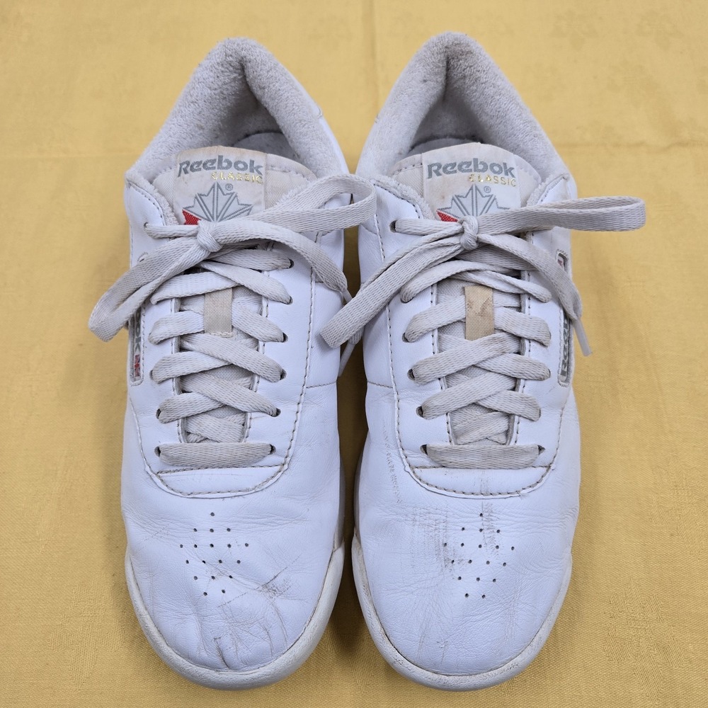 Reebok Classic Women's Size 8.5 White Princess Sneakers Low Vintage 2-1475 90's
